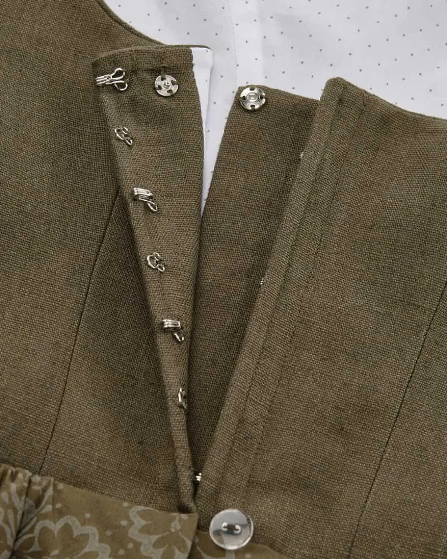 Midi-Wiesndirndl mit Schürze