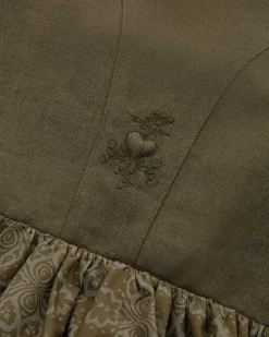 Midi-Wiesndirndl mit Schürze