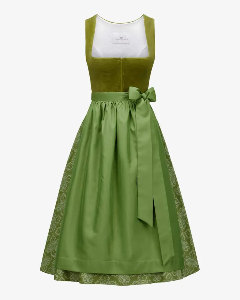 Midi-Wiesndirndl mit Schürze