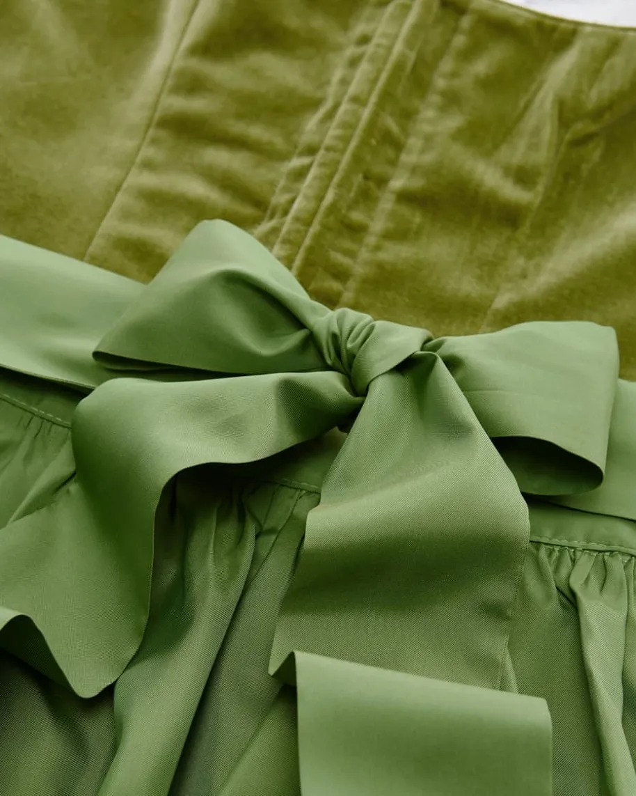 Midi-Wiesndirndl mit Schürze