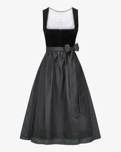 Midi-Wiesndirndl mit Schürze