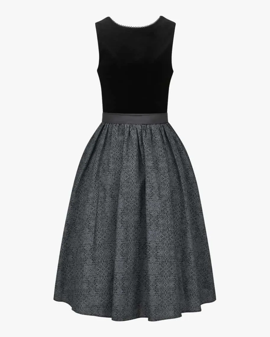 Midi-Wiesndirndl mit Schürze