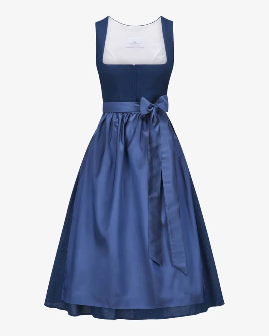 Midi-Wiesndirndl mit Schürze