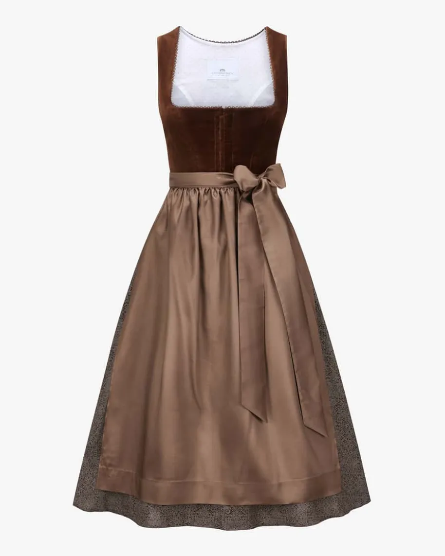 Midi-Wiesndirndl mit Schürze