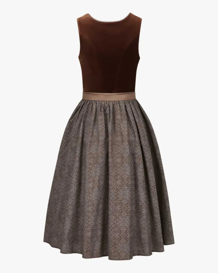 Midi-Wiesndirndl mit Schürze