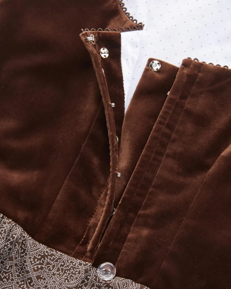 Midi-Wiesndirndl mit Schürze