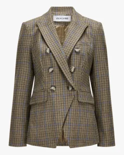 Miller Dickey Doppelreiher-Blazer aus Baumwoll-Mix