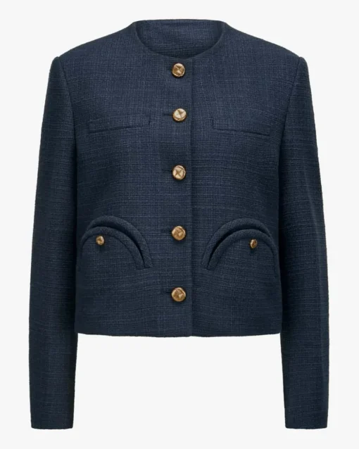 Missy Shamo Bolero Blazer aus Baumwoll-Mix