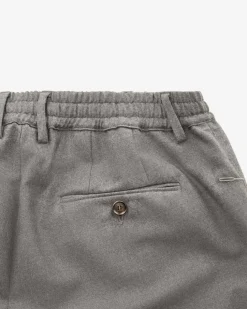 Mitte Hose aus Schurwolle und Cashmere