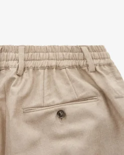 Mitte Hose aus Schurwolle und Cashmere