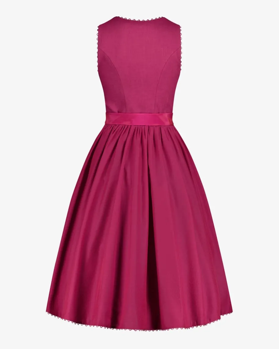 München Midi-Dirndl mit Seidenschürze