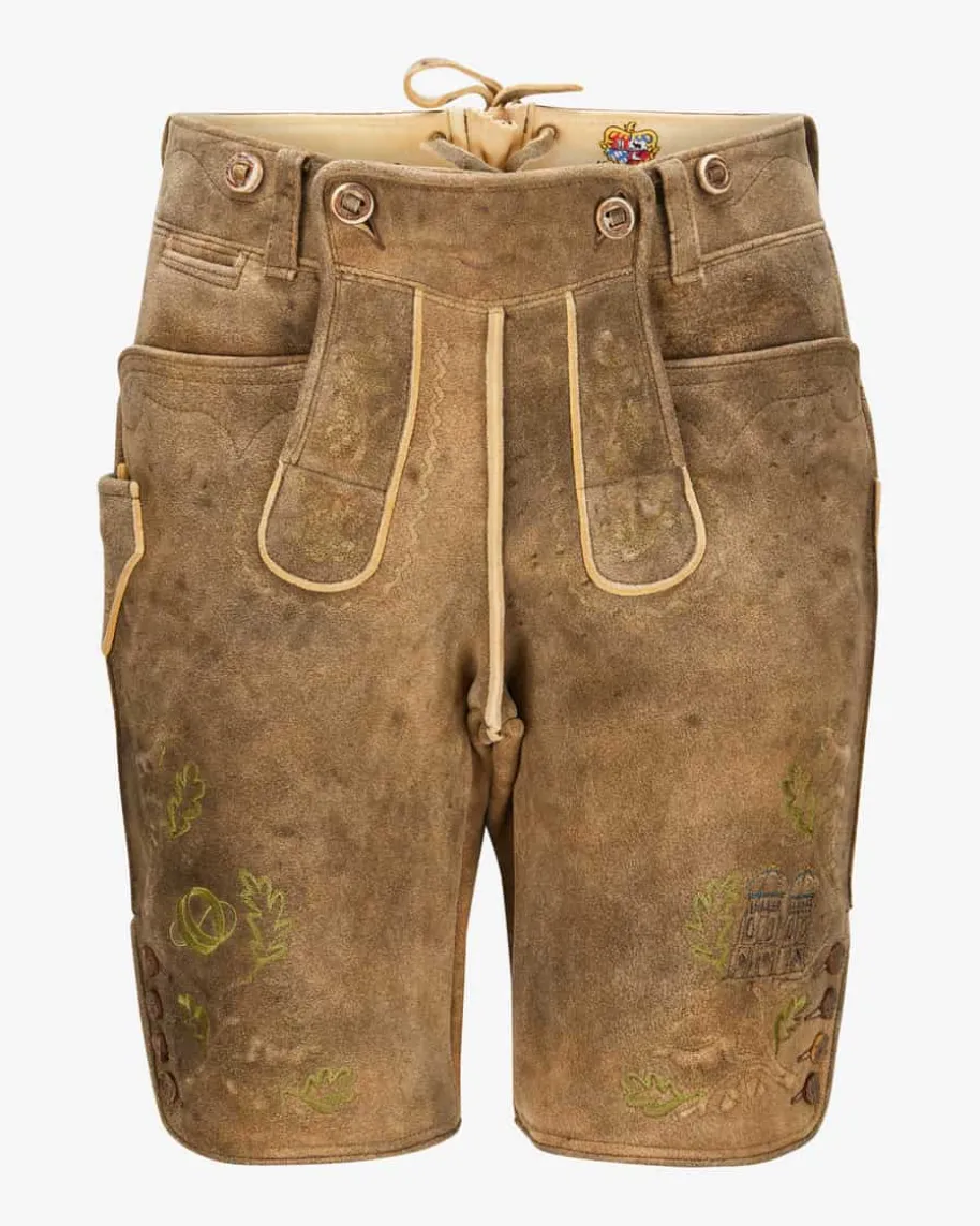 Monaco Lederhose aus Hirschleder