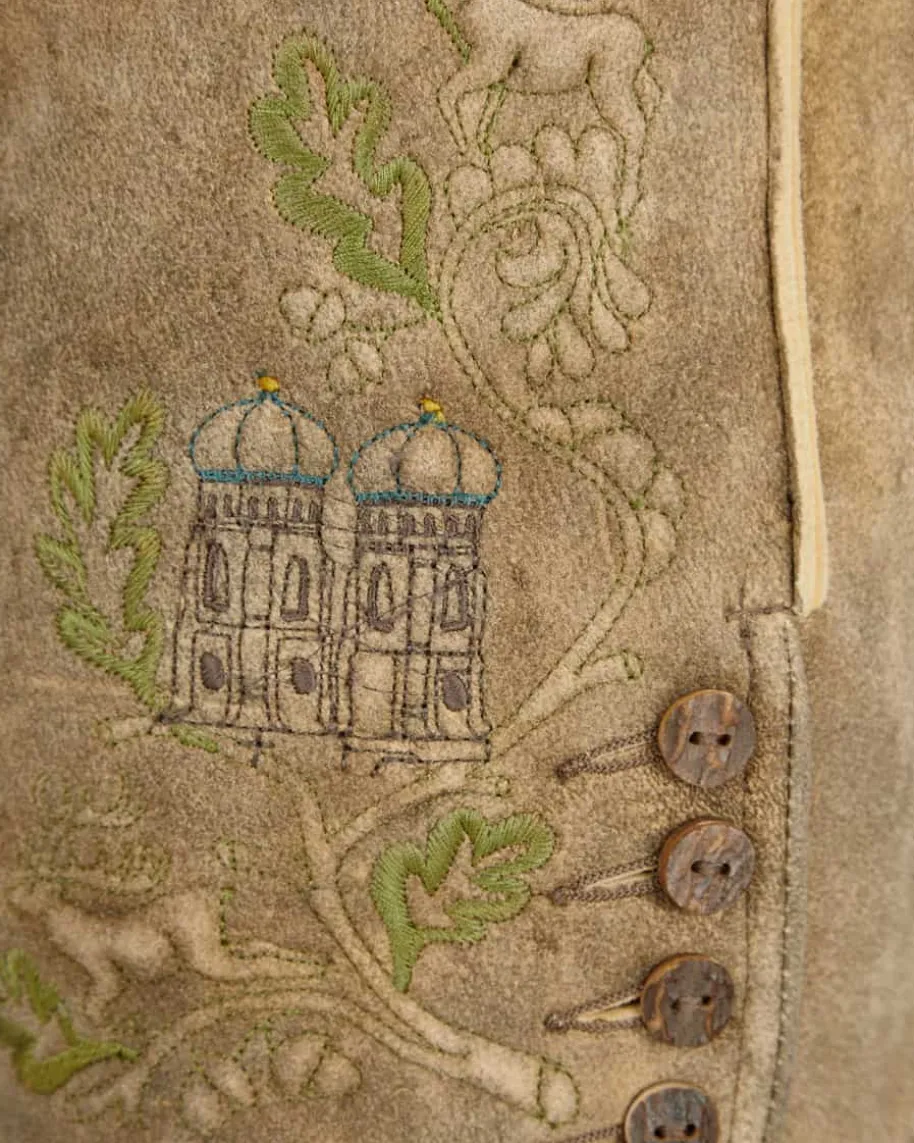 Monaco Lederhose aus Hirschleder