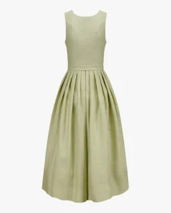 Monika Leinen-Dirndl lang mit Schürze