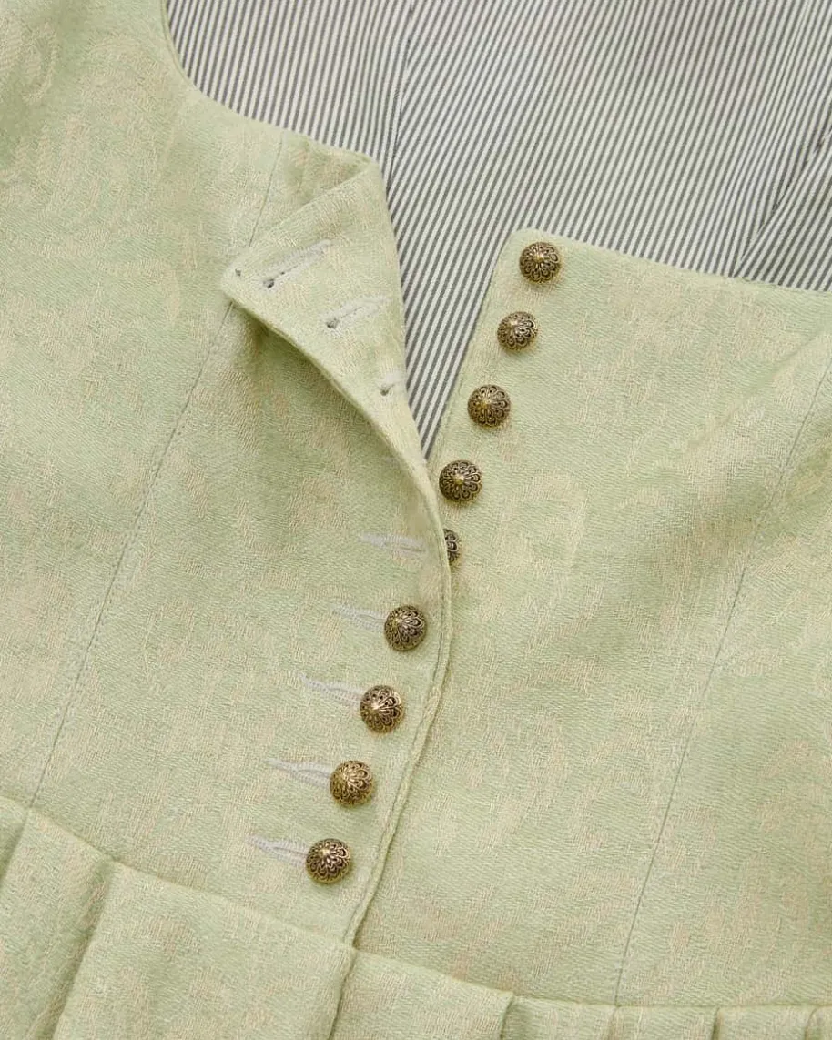 Monika Leinen-Dirndl lang mit Schürze