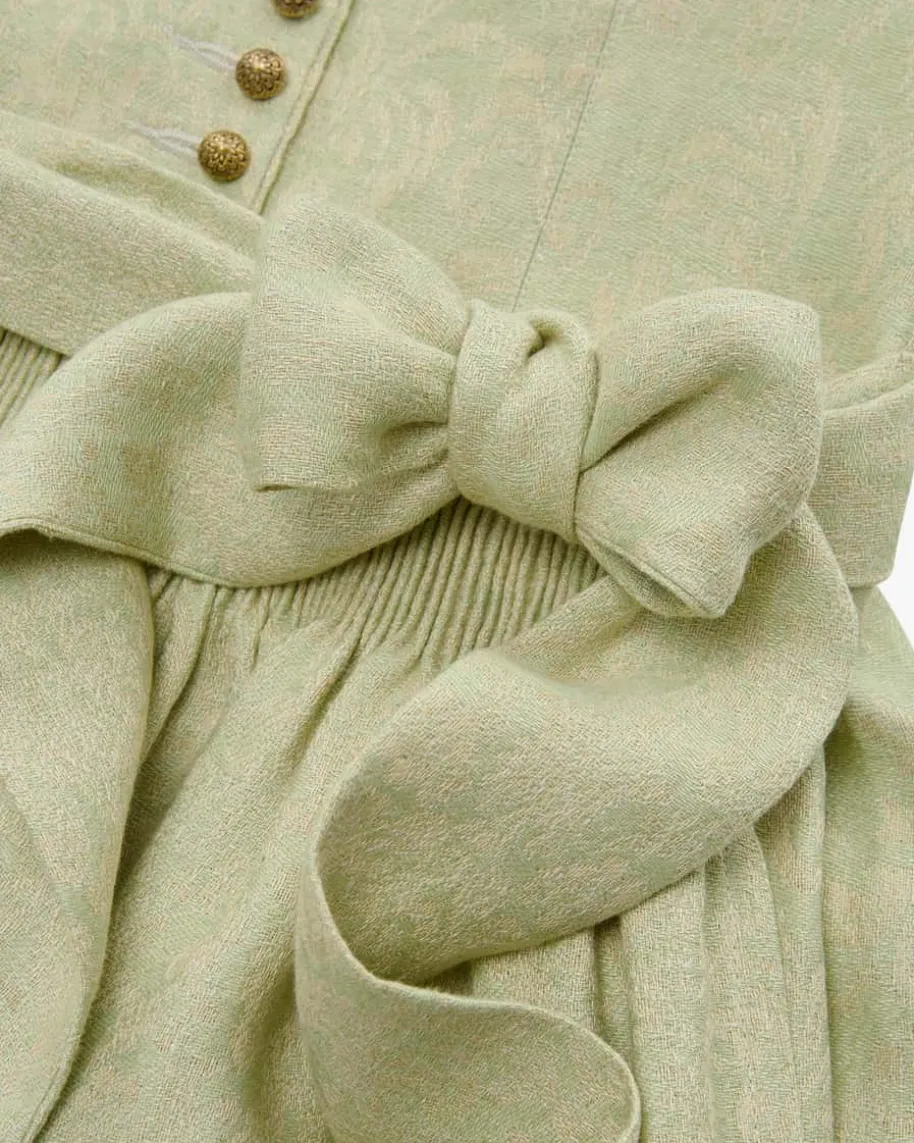 Monika Leinen-Dirndl lang mit Schürze