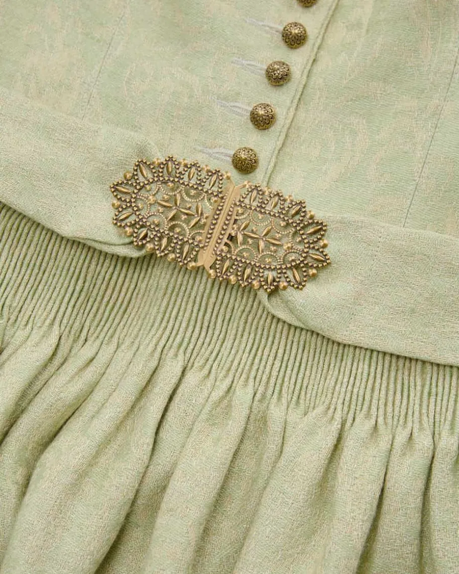 Monika Leinen-Dirndl lang mit Schürze