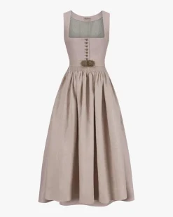 Monika Leinen-Dirndl lang mit Schürze