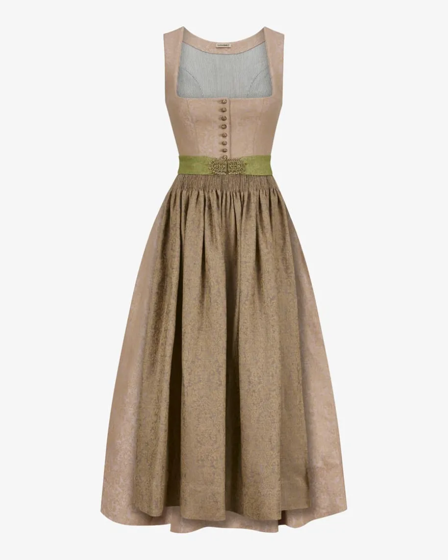 Monika Leinendirndl lang mit Schürze