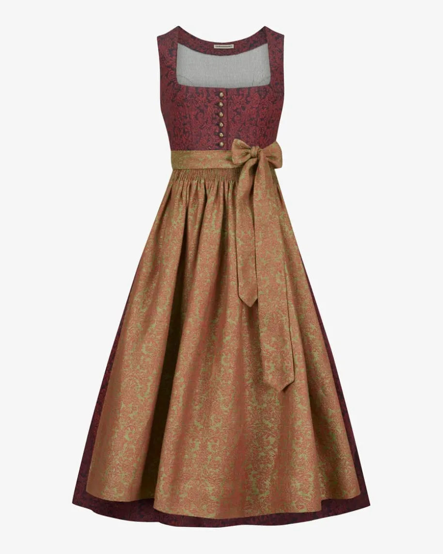 Monika Leinen-Dirndl lang mit Schürze