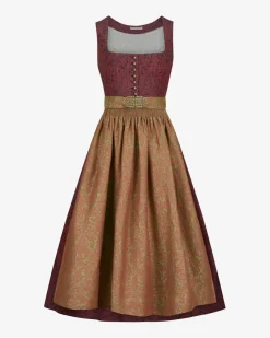 Monika Leinen-Dirndl lang mit Schürze