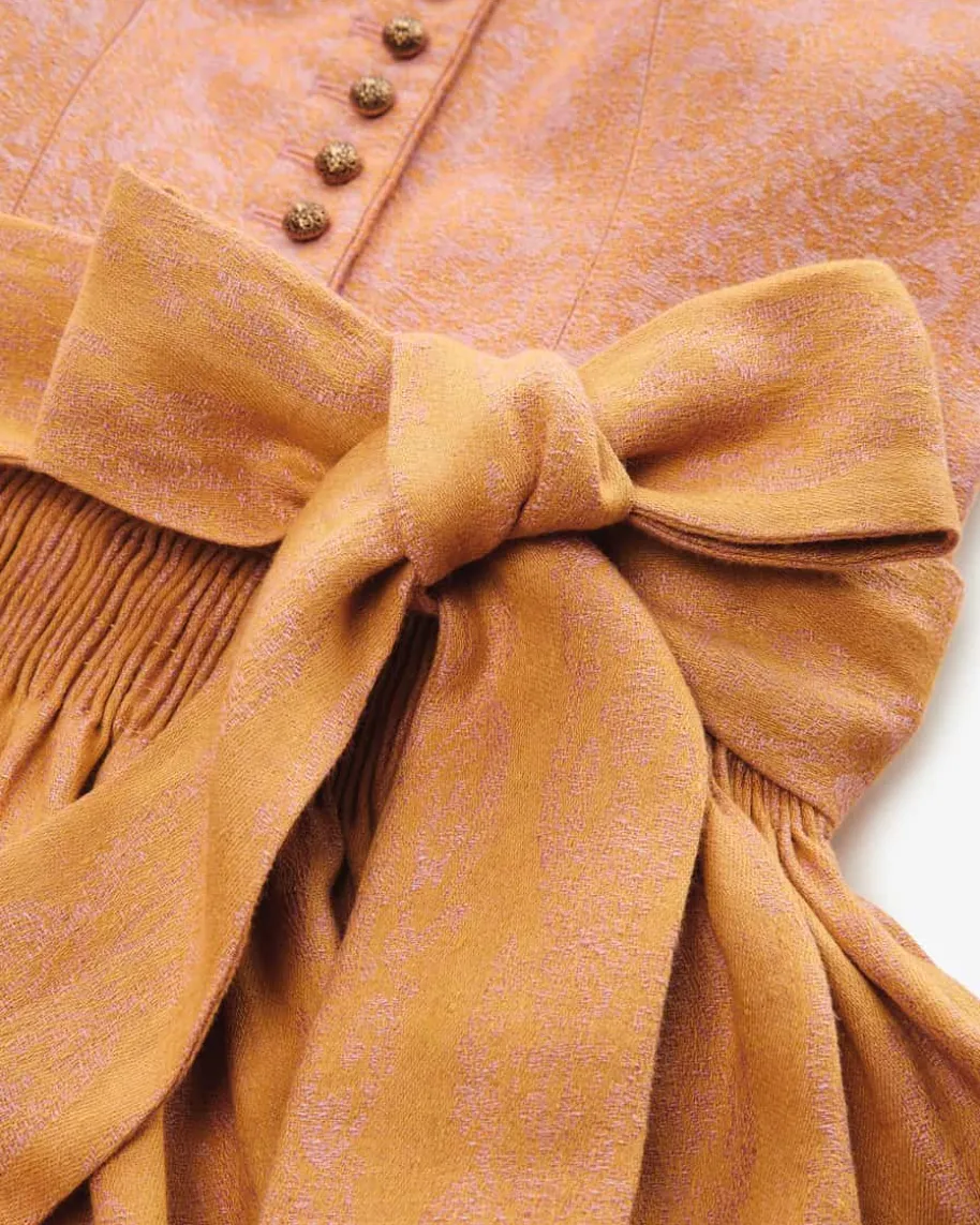 Monika Leinen-Dirndl lang mit Schürze