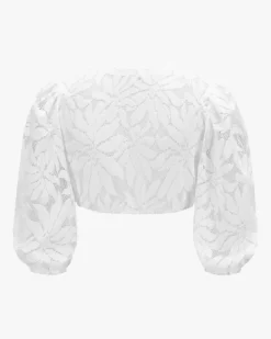 Nele Dirndlbluse Semi-Transparent