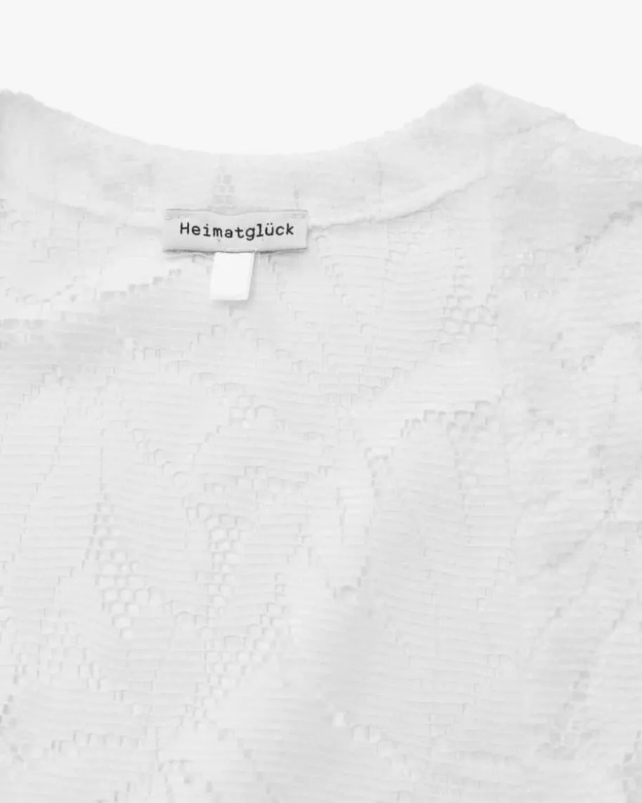 Nele Dirndlbluse Semi-Transparent