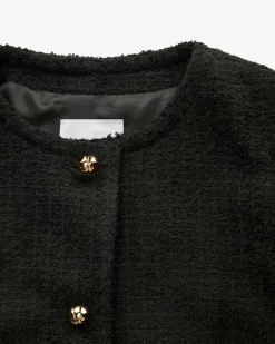 No Collar Boxy Blazer