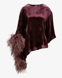 Nuria Samtbluse
