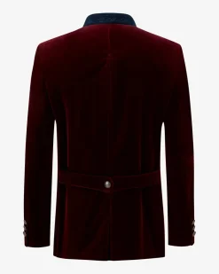 Obertraun Trachten-Samtjanker aus Baumwolle