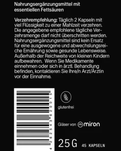 Omega 3 Nahrungsergänzungsmittel