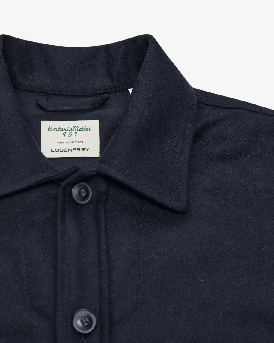 Overshirt aus Woll-Mix