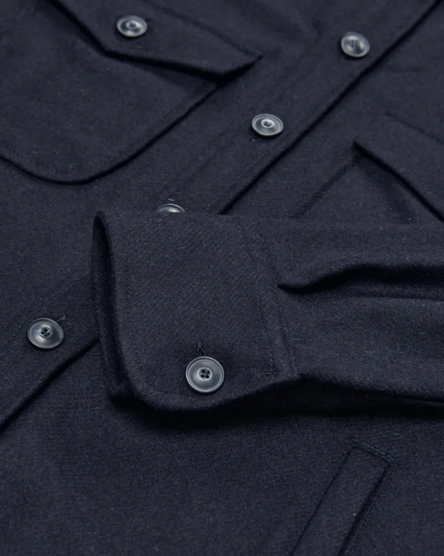 Overshirt aus Woll-Mix