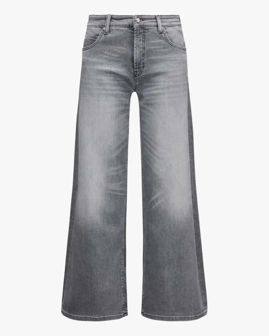 Palazzo Cropped Jeans