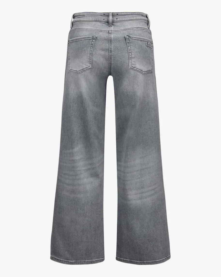 Palazzo Cropped Jeans