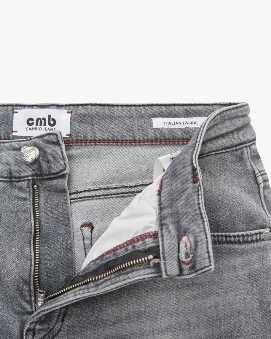 Palazzo Cropped Jeans