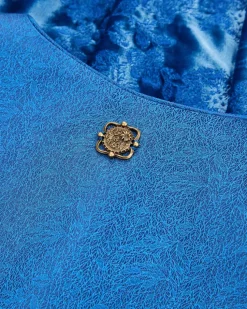 Pfaukönig Midi-Dirndl mit Schürze