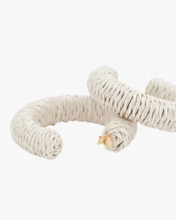 Raffia Ohrringe