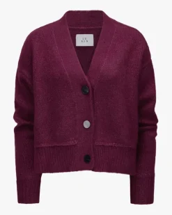 Riley Cashmere-Seiden-Strickjacke