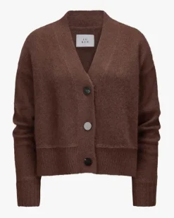 Riley Cashmere-Seiden-Strickjacke