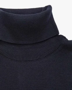 Rollkragenpullover aus extrafeiner Merinowolle