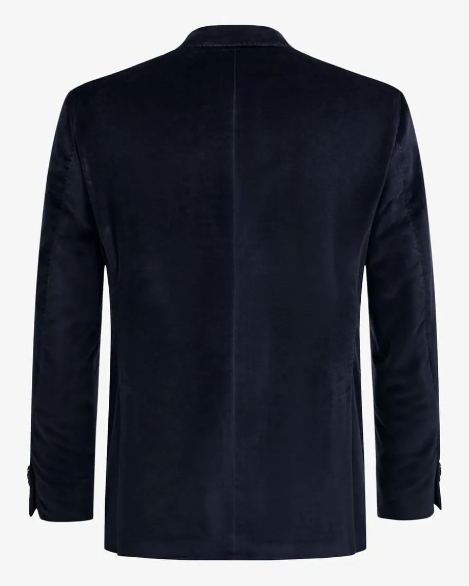 Safir Samt-Sakko Regular Fit aus Baumwolle