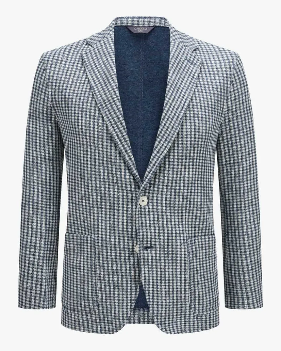 Sakko aus Baumwolle und Leinen