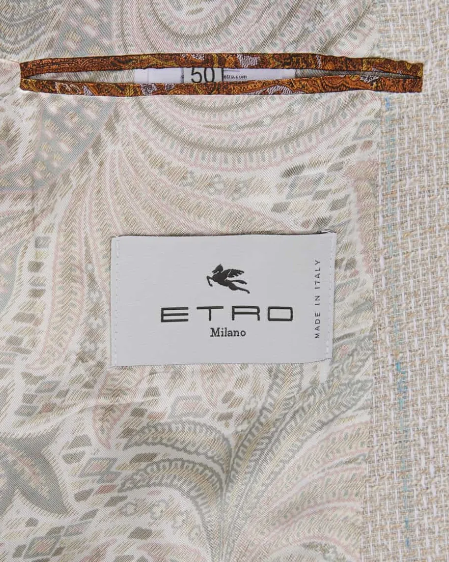 Sakko aus Baumwoll-Mix