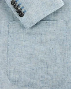 Sakko aus Leinen und Schurwolle