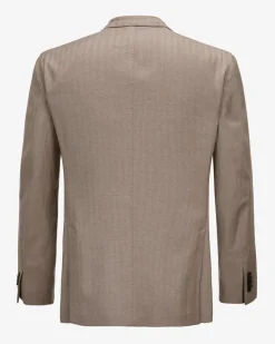 Sakko aus Schurwoll-Seiden-Mix