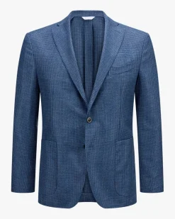 Sakko aus Woll-Seiden-Mix