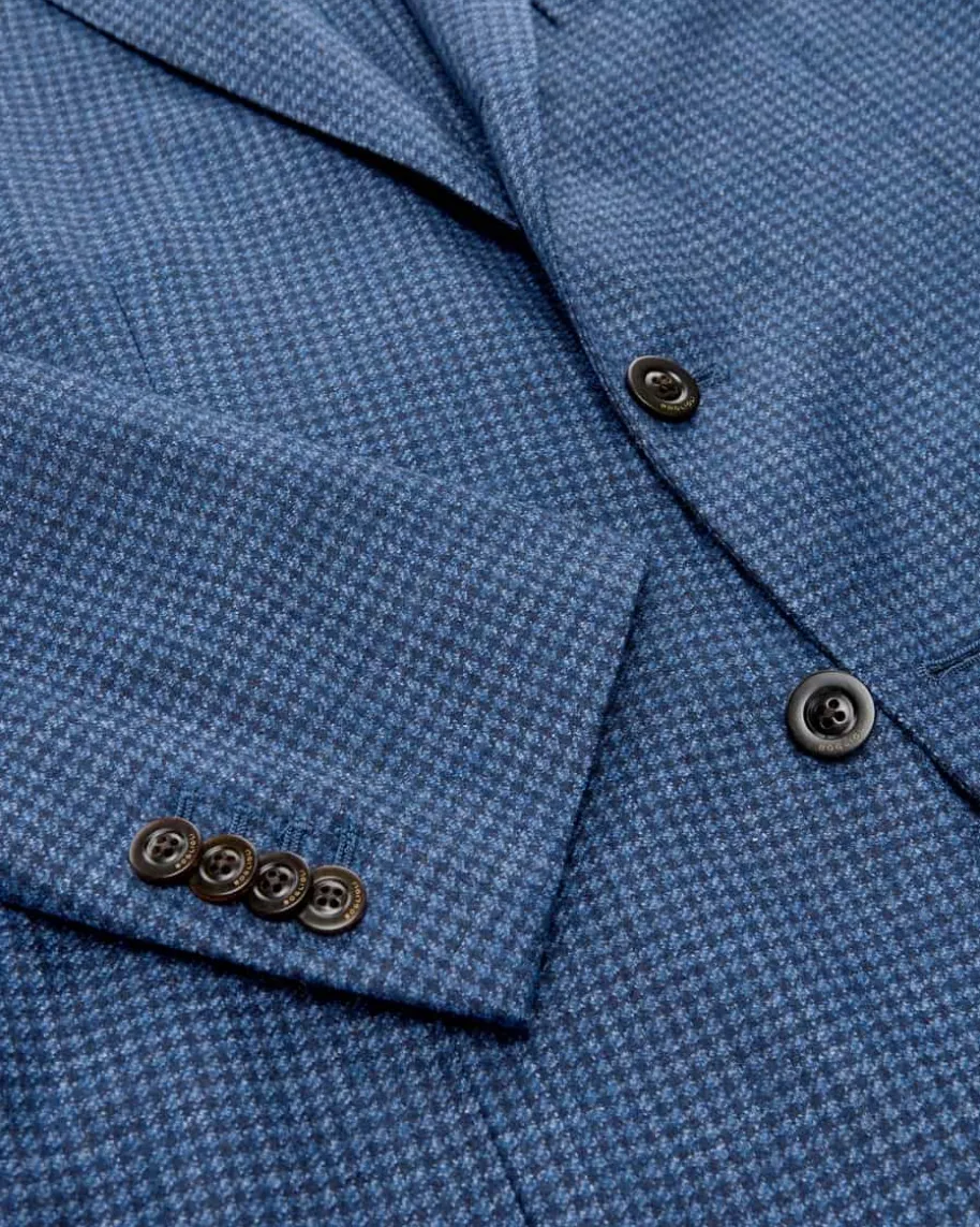 Sakko aus Woll-Seiden-Mix