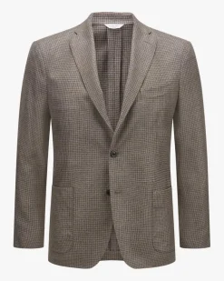 Sakko aus Woll-Seiden-Mix